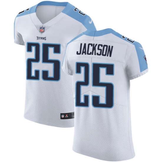 Men's Nike Tennessee Titans #25 Adoree' Jackson White Vapor Untouchable Elite Player NFL Jersey - Ujersey