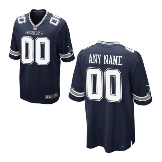 Youth Dallas Cowboys Nike Navy Custom Game Jersey - Ujersey