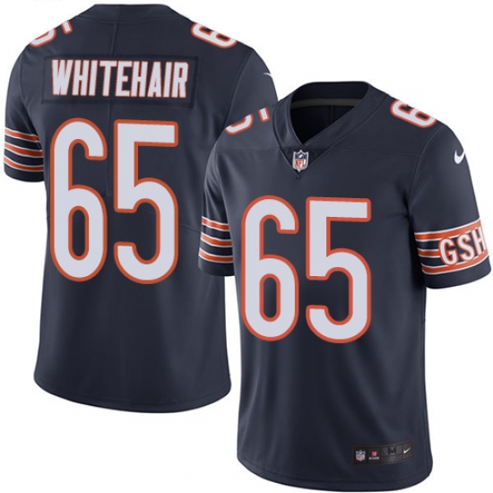 Men's Nike Chicago Bears #65 Cody Whitehair Navy Blue Team Color Vapor Untouchable Limited Player NFL Jersey - Ujersey