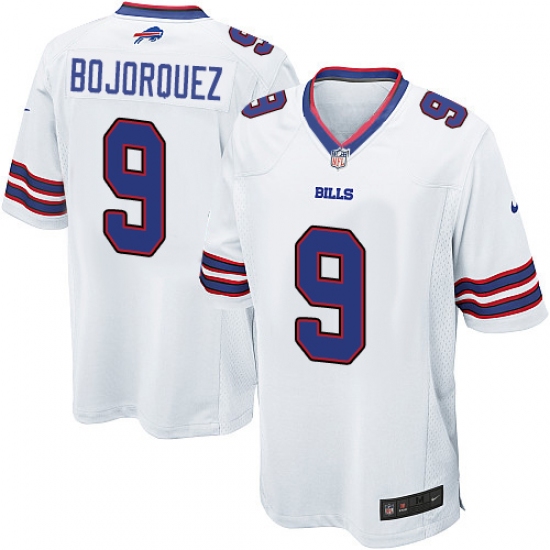 Men's Nike Buffalo Bills #9 Corey Bojorquez Game White NFL Jersey - Ujersey