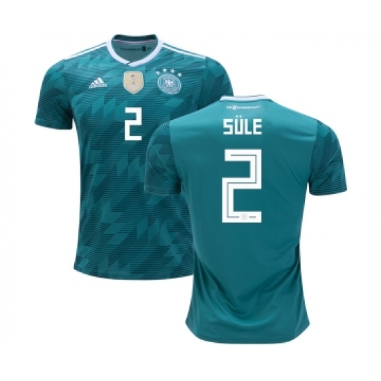 Germany #2 Sule Away Kid Soccer Country Jersey