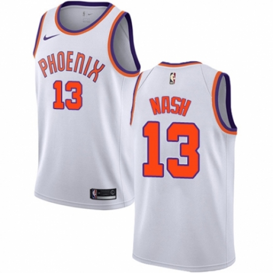 Youth Nike Phoenix Suns #13 Steve Nash Authentic NBA Jersey - Association Edition - Ujersey