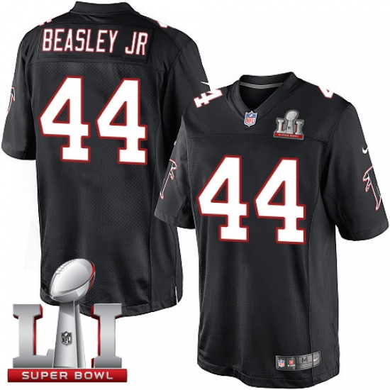 Youth Nike Atlanta Falcons #44 Vic Beasley Black Alternate Super Bowl LI 51 Vapor Untouchable Limited Player NFL Jersey - Ujersey
