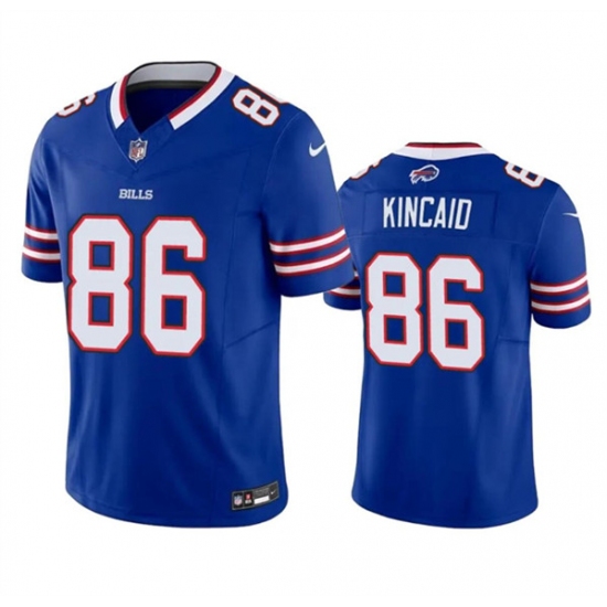 Men's Buffalo Bills #86 Dalton Kincaid Blue 2023 F.U.S.E. Vapor Untouchable Limited Football Stitched Jersey - Ujersey