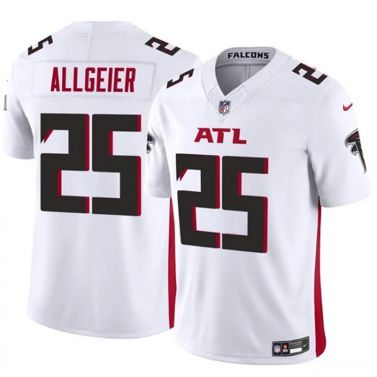Men's Atlanta Falcons #25 Tyler Allgeier White 2024 F.U.S.E. Vapor Untouchable Limited Football Stitched Jersey - Ujersey
