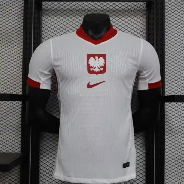 Poland Soccer Jersey Home Shirt 2024 - Ujersey NHL