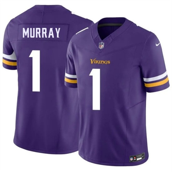 Men's Minnesota Vikings #1 Kyler Murray Purple 2026 F.U.S.E. Vapor Untouchable Limited Stitched Jersey - Ujersey