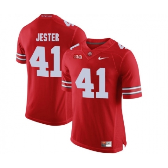 Ohio State Buckeyes 41 Hayden Jester Red College Football Jersey - Ujersey