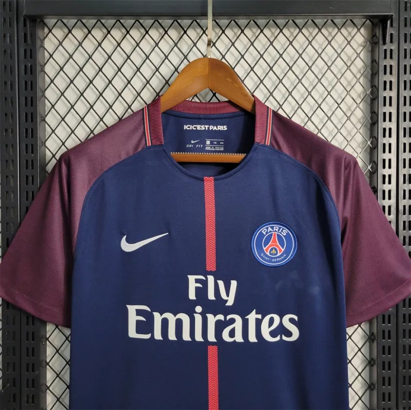 PSG Retro Jersey Home Soccer Shirt 2017/18 - U-jersey