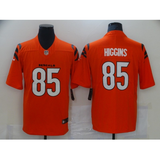 Men's Cincinnati Bengals #85 Tee Higgins Nike Orange Vapor Limited Jersey - Ujersey
