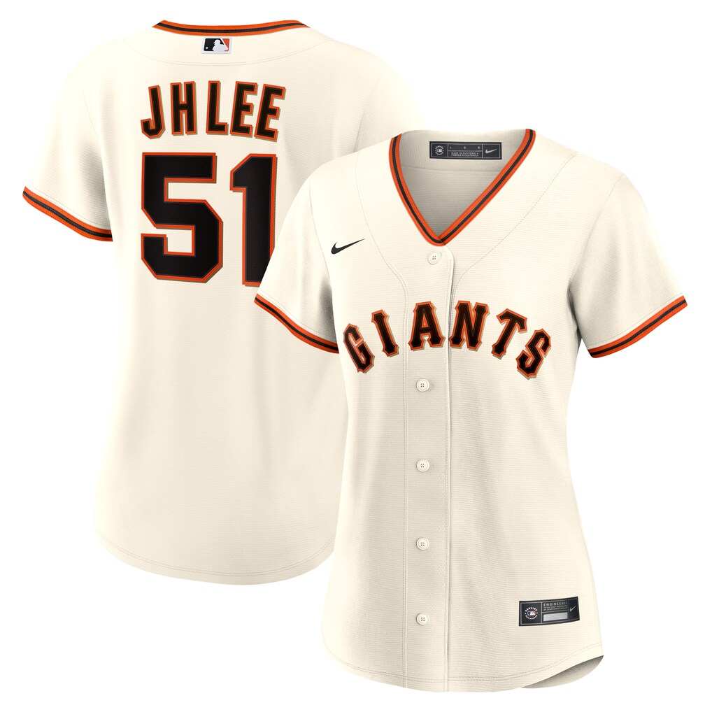 Women's San Francisco Giants Jung Hoo Lee Nike Cream Home Replica Jersey