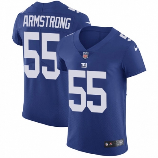 Men's Nike New York Giants #55 Ray-Ray Armstrong Royal Blue Team Color Vapor Untouchable Elite Player NFL Jersey - Ujersey