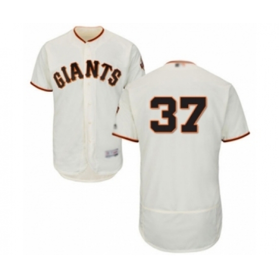 Men's San Francisco Giants #37 Joey Rickard Cream Home Flex Base Authentic Collection Baseball Player Jersey - Ujersey