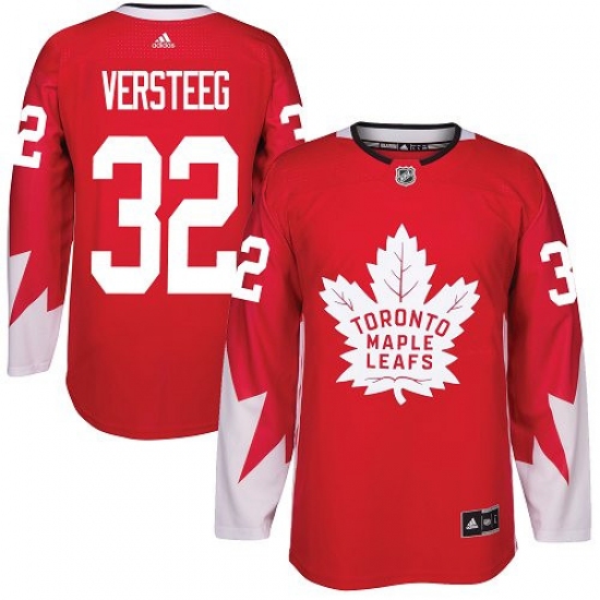 Youth Adidas Toronto Maple Leafs #32 Kris Versteeg Authentic Red Alternate NHL Jersey - Ujersey