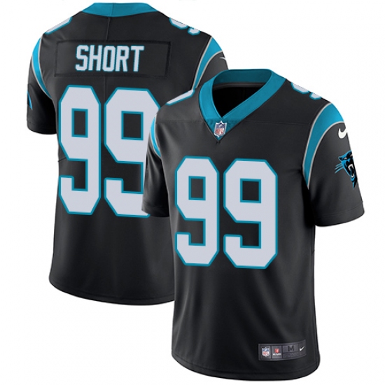 Men's Nike Carolina Panthers #99 Kawann Short Black Team Color Vapor Untouchable Limited Player NFL Jersey - Ujersey