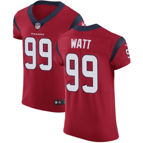 Men's Nike Houston Texans #99 J.J. Watt Red Alternate Vapor Untouchable Elite Player NFL Jersey - Ujersey