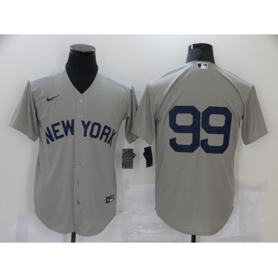 Men's New York Yankees #99 Aaron Judge Gray Game 2021 Field of Dreams Jersey - Ujersey