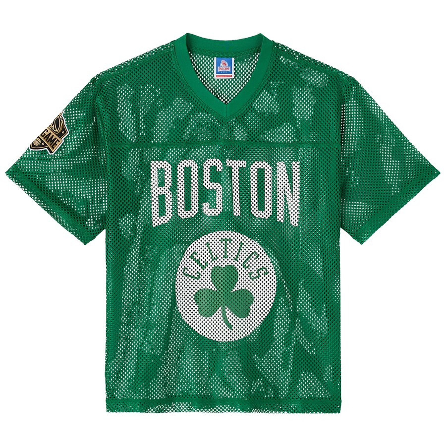 Men's Boston Celtics OVO x NBA Green Mesh Football Fashion Jersey - Ujersey