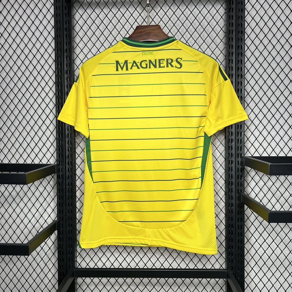 Celtic Soccer Jersey Away Custom Shirt 2024/25 - ujerseystore