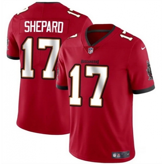 Men's Tampa Bay Buccaneers #17 Sterling Shepard Red Vapor Limited Stitched Jersey - Ujersey