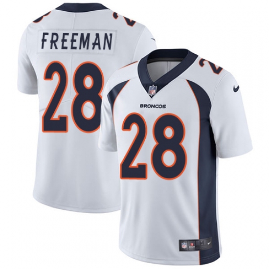 Youth Nike Denver Broncos #28 Royce Freeman White Vapor Untouchable Limited Player NFL Jersey - Ujersey