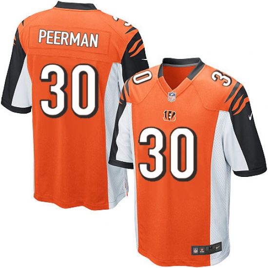 Men's Nike Cincinnati Bengals #30 Cedric Peerman Game Orange Alternate NFL Jersey - Ujersey