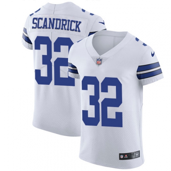 Men's Nike Dallas Cowboys #32 Orlando Scandrick Elite White NFL Jersey - Ujersey