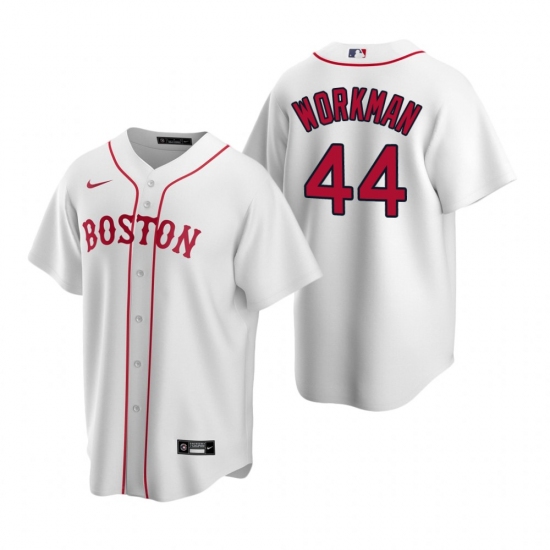 Men's Nike Boston Red Sox #44 Brandon Workman White Alternate Stitched Baseball Jersey - Ujersey