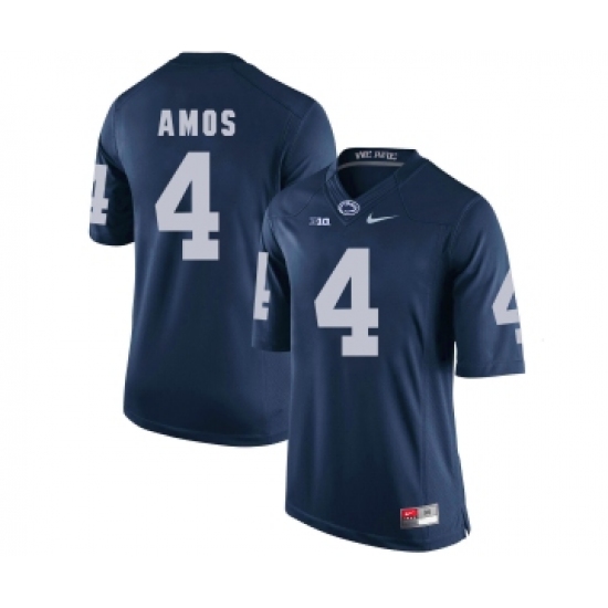 Penn State Nittany Lions 4 Adrian Amos Navy College Football Jersey - Ujersey