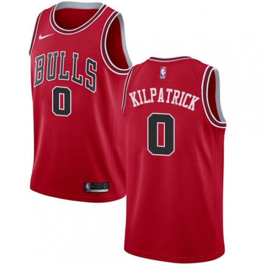 Youth Nike Chicago Bulls #0 Sean Kilpatrick Swingman Red NBA Jersey - Icon Edition - Ujersey