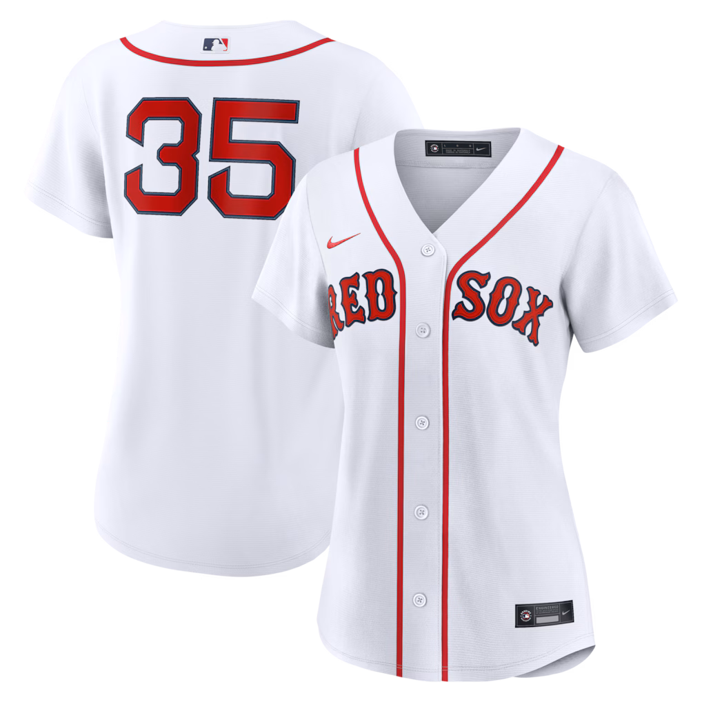 Women's Boston Red Sox Garrett Crochet Nike White Home Replica Jersey - Ujersey