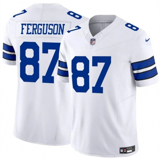 Men's Dallas Cowboys #87 Jake Ferguson White 2025 F.U.S.E Vapor Untouchable Limited Football Stitched Jersey - Ujersey