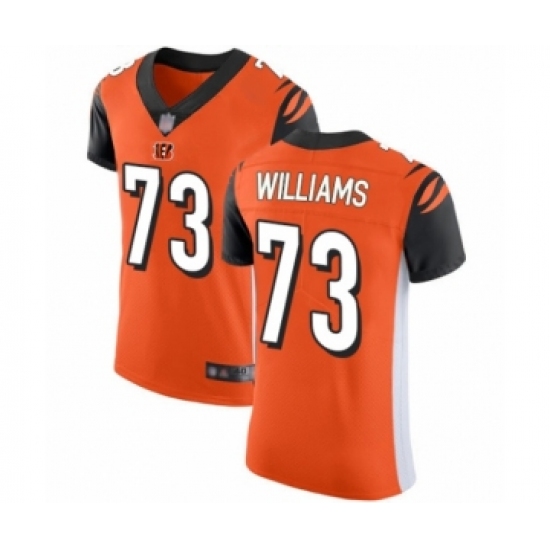 Men's Cincinnati Bengals #73 Jonah Williams Orange Alternate Vapor Untouchable Elite Player Football Jersey - Ujersey