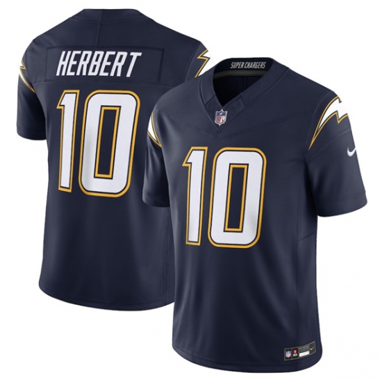 Men's Los Angeles Chargers #10 Justin Herbert Navy 2025 F.U.S.E. Alternate Vapor Limited Football Stitched Jersey - Ujersey