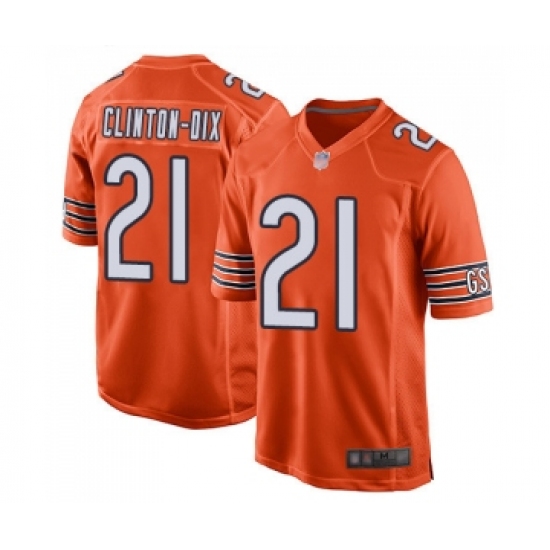 Men's Chicago Bears #21 Ha Clinton-Dix Game Orange Alternate Football Jersey - Ujersey