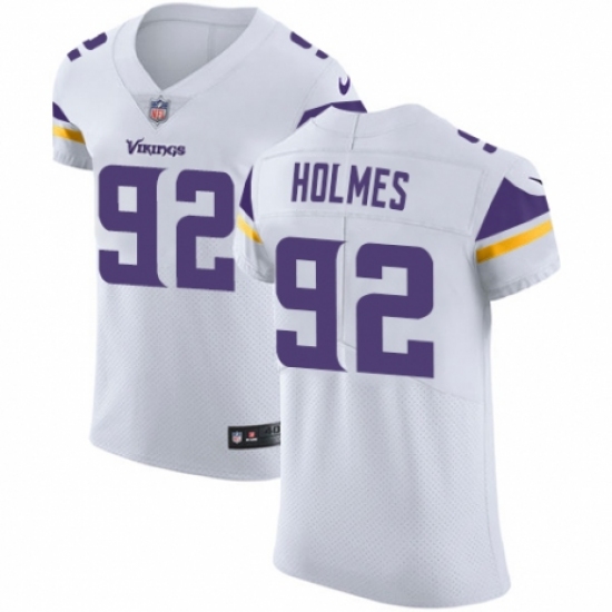 Men's Nike Minnesota Vikings #92 Jalyn Holmes White Vapor Untouchable Elite Player NFL Jersey - Ujersey