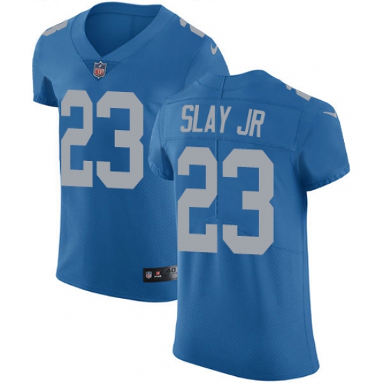 Men's Nike Detroit Lions #23 Darius Slay Jr Blue Alternate Vapor Untouchable Elite Player NFL Jersey - Ujersey