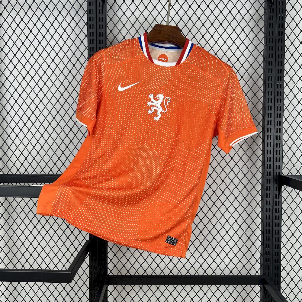 Netherlands Soccer Jersey Home Custom Shirt 2025 - ujerseystore