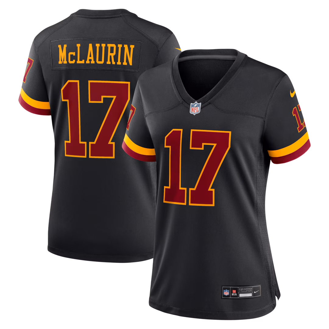 Women's Washington Commanders Terry McLaurin Nike Black Hail Raiser Alternate Game Jersey