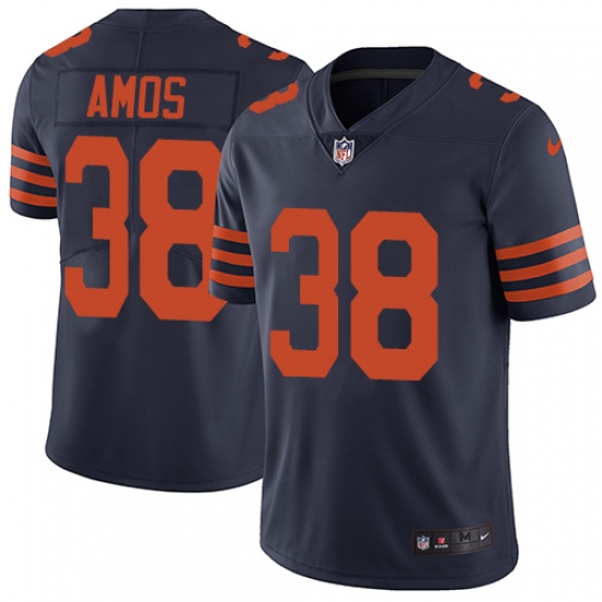 Youth Nike Chicago Bears #38 Adrian Amos Navy Blue Alternate Vapor Untouchable Limited Player NFL Jersey - Ujersey