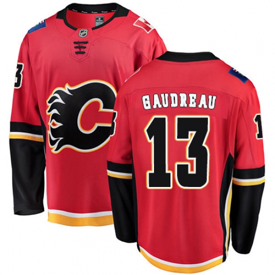 Men's Calgary Flames #13 Johnny Gaudreau Fanatics Branded Red Home Breakaway NHL Jersey - Ujersey