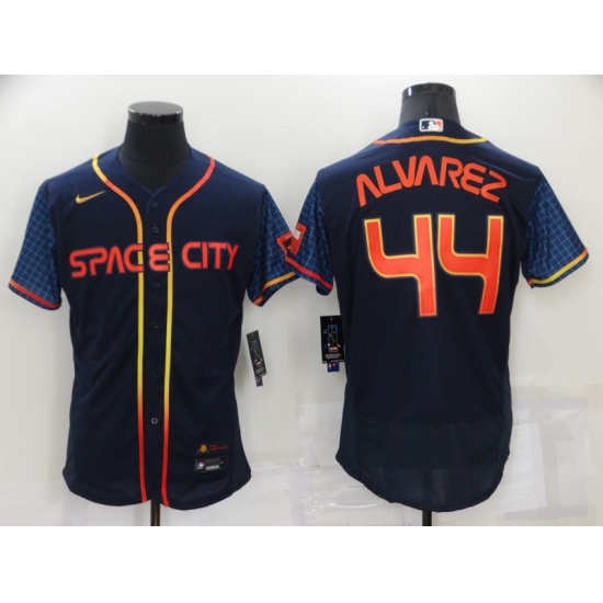 Men's Houston Astros #44 Yordan Alvarez Nike Navy 2022 City Connect Player Jersey - Ujersey