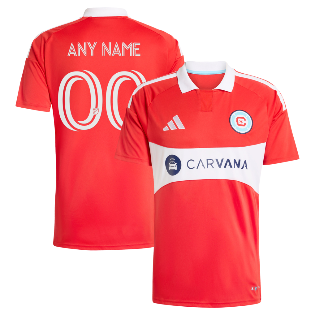 Men's Chicago Fire adidas Red 2026 Forever Red Replica Custom Jersey - Ujersey