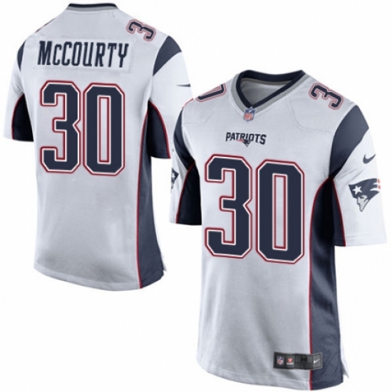 Men's Nike New England Patriots #30 Jason McCourty Game White NFL Jersey - Ujersey