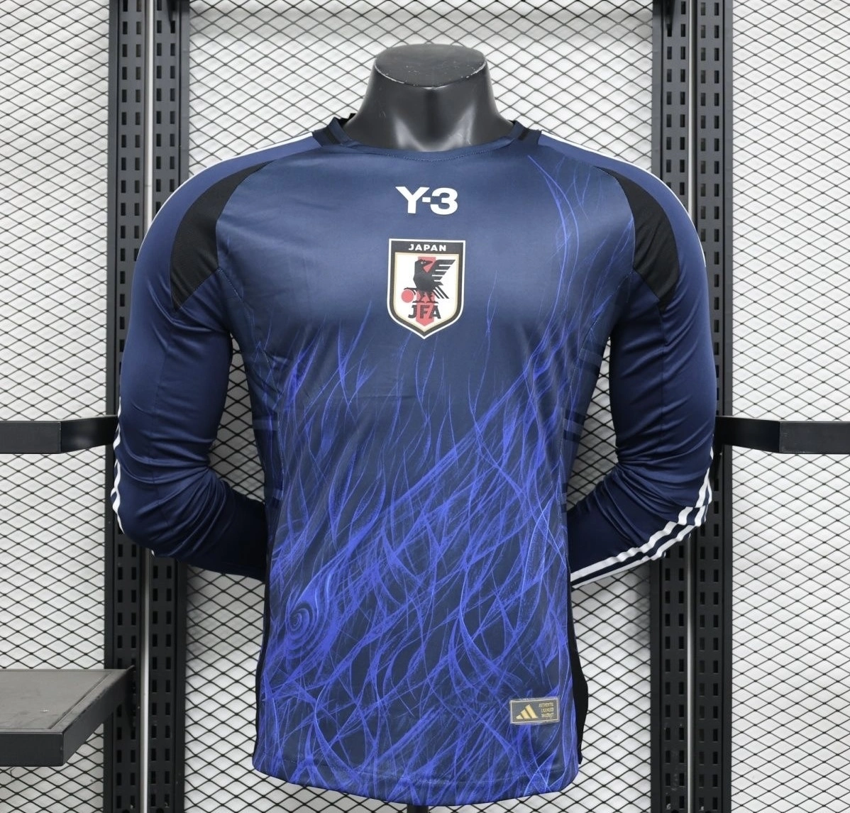 Japan X Y-3 Soccer Jersey Home Long Sleeve Shirt 2024-25