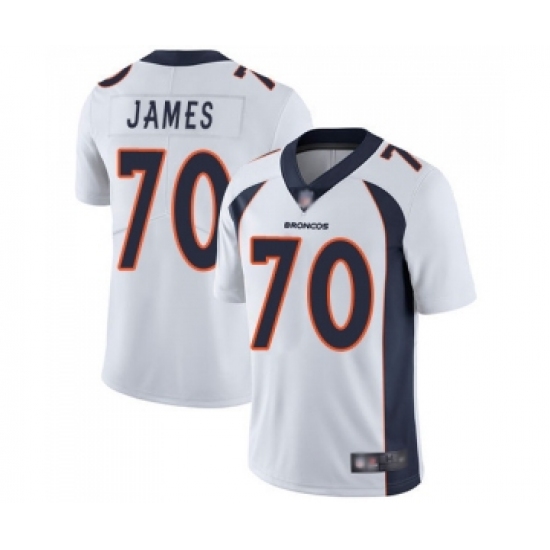 Youth Denver Broncos #70 Ja Wuan James White Vapor Untouchable Limited Player Football Jersey - Ujersey