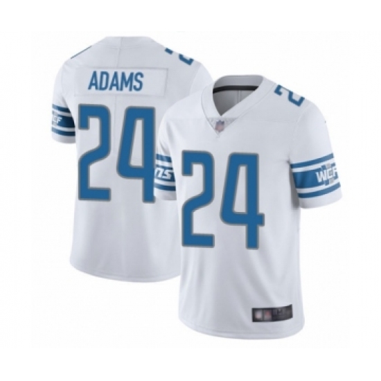 Youth Detroit Lions #24 Andrew Adams White Vapor Untouchable Limited Player Football Jersey - Ujersey