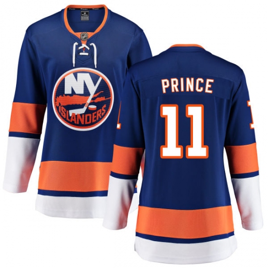 Women's New York Islanders #11 Shane Prince Fanatics Branded Royal Blue Home Breakaway NHL Jersey - Ujersey