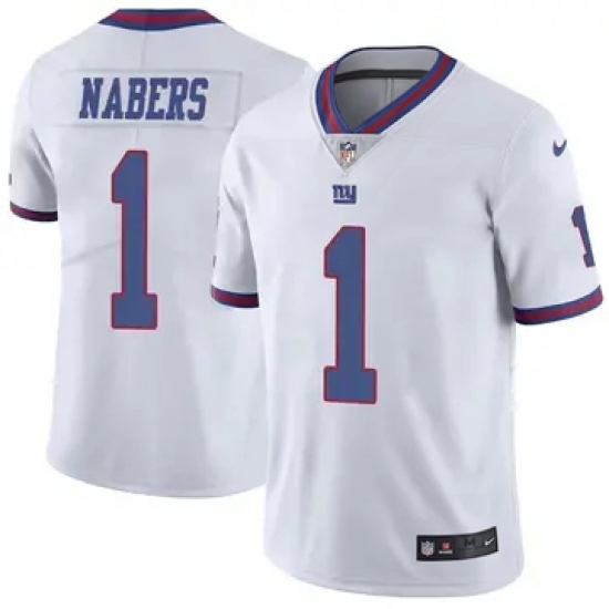 Youth New York Giants #1 Malik Nabers Nike Color Rush Nike Stitched Jersey - Ujersey