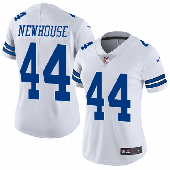 Women's Nike Dallas Cowboys #44 Robert Newhouse White Vapor Untouchable Limited Player NFL Jersey - Ujersey